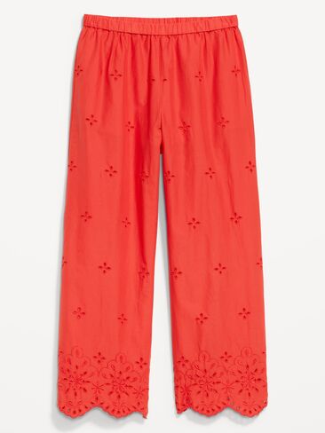 Old Navy High-Waisted Cut Out Wide-Leg Pant - MOONFISH ORANGE in Saudi Arabia