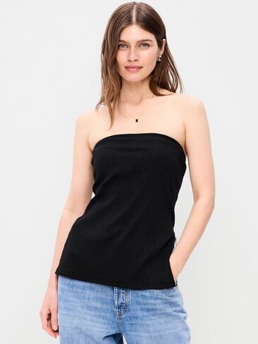 Old Navy Asymmetrical Tube Top - Black Jack in Saudi Arabia
