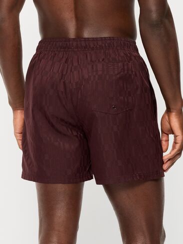 Old Navy Textured Swim Trunks -- 5-inch inseam - Red Geo in Saudi Arabia