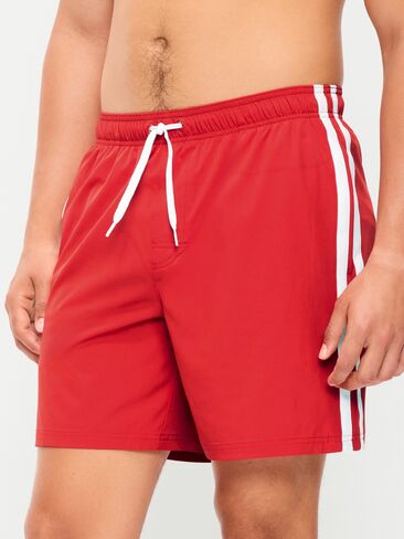 Old Navy Swim Trunks -- 7-inch inseam - Red in Saudi Arabia