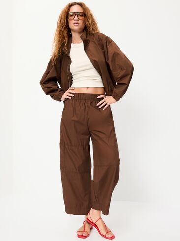 Old Navy Twill Utility Zip-Front Jacket - Coco de mer in Saudi Arabia