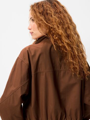 Old Navy Twill Utility Zip-Front Jacket - Coco de mer in Saudi Arabia