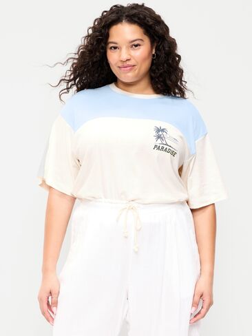 Old Navy Short-Sleeve Loose Crew-Neck T-Shirt - Float Your Boat in Saudi Arabia