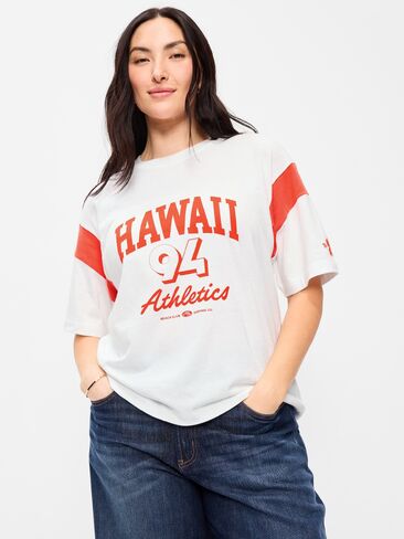 Old Navy Short-Sleeve Loose Crew-Neck T-Shirt - Warm Sunset in Saudi Arabia