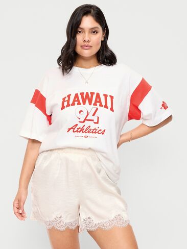 Old Navy Short-Sleeve Loose Crew-Neck T-Shirt - Warm Sunset in Saudi Arabia