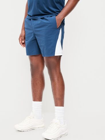 Old Navy Loose Color-Block Shorts -- 5-inch inseam - Pacific Blue in Saudi Arabia