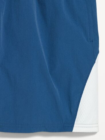 Old Navy Loose Color-Block Shorts -- 5-inch inseam - Pacific Blue in Saudi Arabia