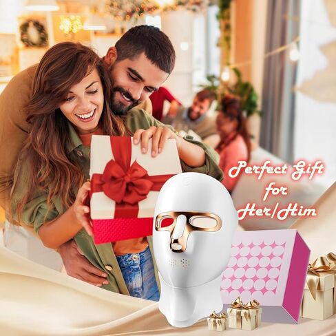Red Light Therapy Mask for Face,Cordless LED Face Mask Light Therapy,USB C Rechargeable,Infrared Lights Masks for Home Working Travel Yoga Sleep in Saudi Arabia