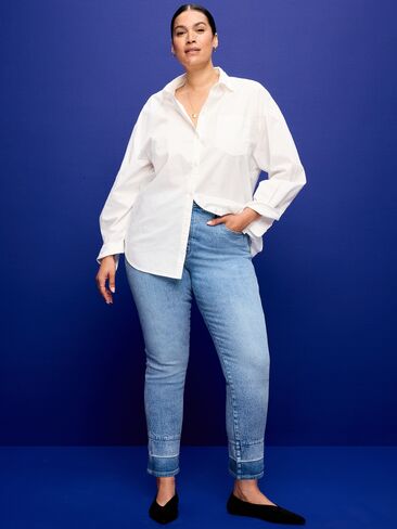 بنطال جينز Old Navy عالي الخصر بقصة ضيقة - Doe in Saudi Arabia