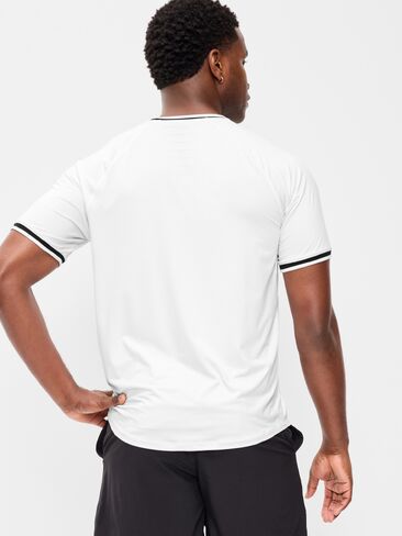 Old Navy Modern Tech Ringer T-Shirt - Calla Lily White in Saudi Arabia