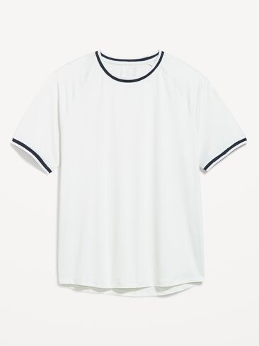 Old Navy Modern Tech Ringer T-Shirt - Calla Lily White in Saudi Arabia