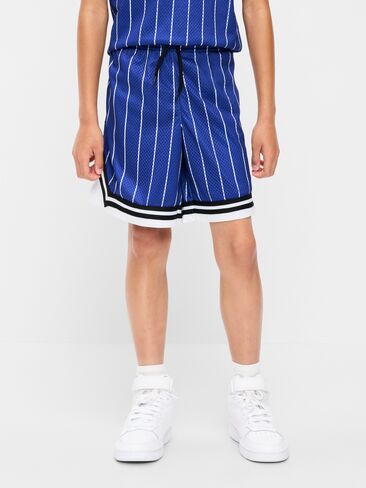 Old Navy Knee Length Mesh Basketball Shorts for Boys - Bluer Than Blue in Saudi Arabia
