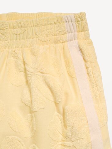 شورت تيري عالي الخصر من Old Navy للبنات - قش ذهبي in Saudi Arabia