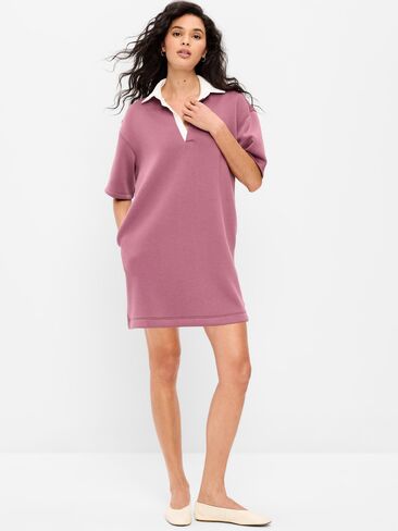 Old Navy Bounce Fleece Short-Sleeve Polo Dress - Rosette in Saudi Arabia