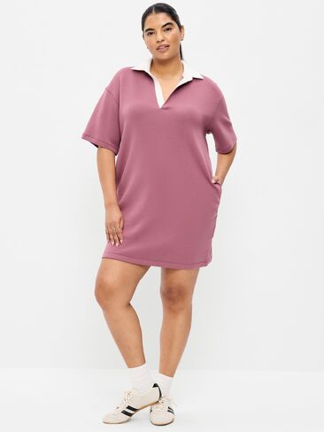 Old Navy Bounce Fleece Short-Sleeve Polo Dress - Rosette in Saudi Arabia