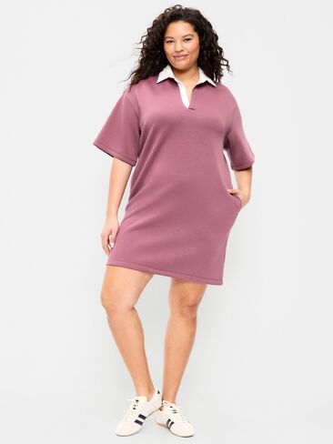 Old Navy Bounce Fleece Short-Sleeve Polo Dress - Rosette in Saudi Arabia