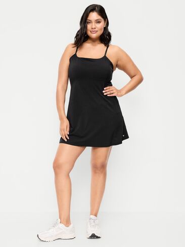 فستان تنس منسوج بظهر ريسر من Old Navy - جاك أسود in Kuwait