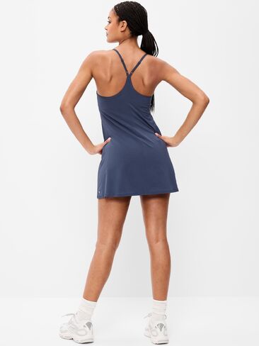 Old Navy Stretch Woven Racerback Tennis Dress - Dusk Navy in Saudi Arabia