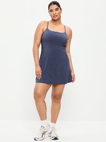 Old Navy Stretch Woven Racerback Tennis Dress - Dusk Navy in Saudi Arabia