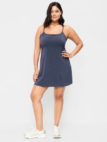 Old Navy Stretch Woven Racerback Tennis Dress - Dusk Navy in Saudi Arabia