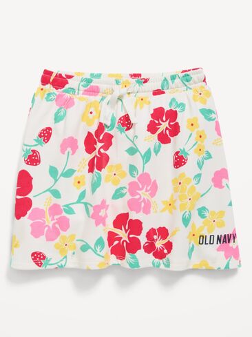 Old Navy French-Terry Logo-Graphic Skort for Toddler Girls - Multi Floral in Saudi Arabia