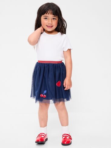 Old Navy Tutu Swing Skirt for Toddler Girls - Navy Blue in Saudi Arabia