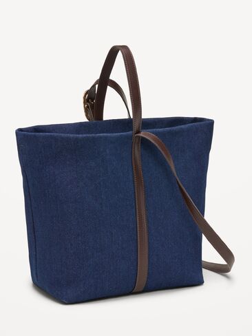 Old Navy Medium Carrie Tote Bag - Denim in Saudi Arabia