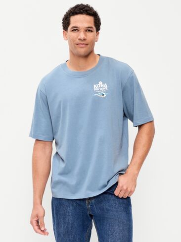 Old Navy KONA Big Wave® Heavyweight Loose T-Shirt - STONEWASH in Saudi Arabia