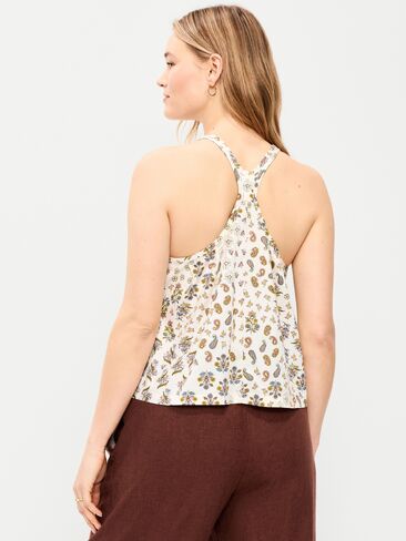Old Navy Sleeveless Trapeze Tank Top - Block Print in Saudi Arabia