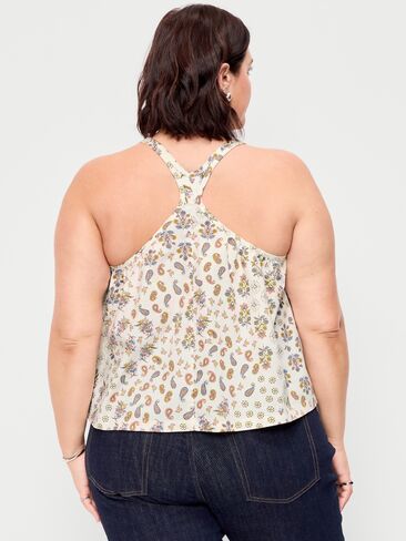 Old Navy Sleeveless Trapeze Tank Top - Block Print in Saudi Arabia