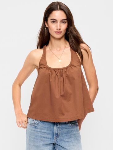 Old Navy Sleeveless Trapeze Tank Top - Coco de mer in Saudi Arabia