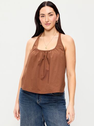 Old Navy Sleeveless Trapeze Tank Top - Coco de mer in Saudi Arabia