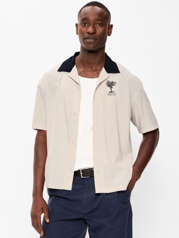 Old Navy Short-Sleeve Heavyweight Graphic Shirt - Wish Bone in Saudi Arabia