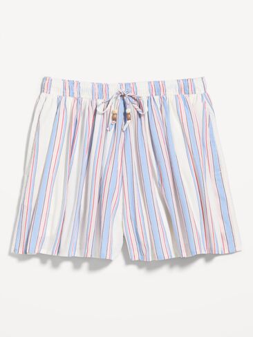 تنورة قصيرة ذات خصر عالي من Old Navy - خطوط متعددة in Saudi Arabia