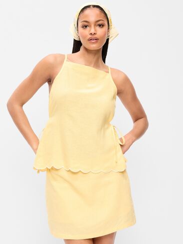 Old Navy Apron Side-Tie Tank Top - Sunbeam in Saudi Arabia