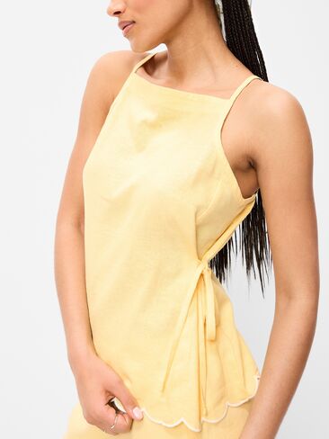 Old Navy Apron Side-Tie Tank Top - Sunbeam in Saudi Arabia