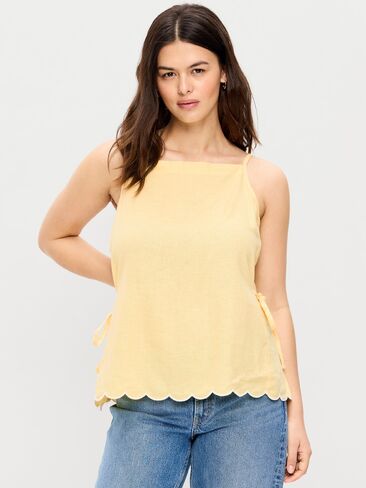 Old Navy Apron Side-Tie Tank Top - Sunbeam in Saudi Arabia