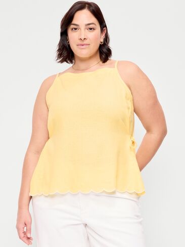Old Navy Apron Side-Tie Tank Top - Sunbeam in Saudi Arabia