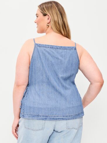 Old Navy Side-Tie Tank Top - SL APRON NECK:MEDWASH in Saudi Arabia