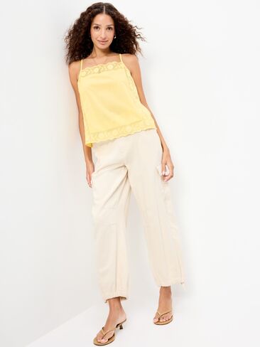 Old Navy Scalloped-Hem Tank Top - Sunbeam in Saudi Arabia