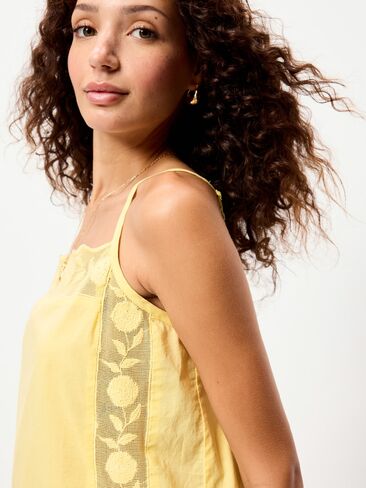 Old Navy Scalloped-Hem Tank Top - Sunbeam in Saudi Arabia