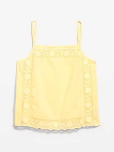 Old Navy Scalloped-Hem Tank Top - Sunbeam in Saudi Arabia