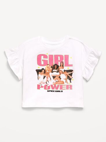 Old Navy Spice Girls™ Ruffled Graphic T-Shirt for Toddler Girls - Spice Girls in Saudi Arabia