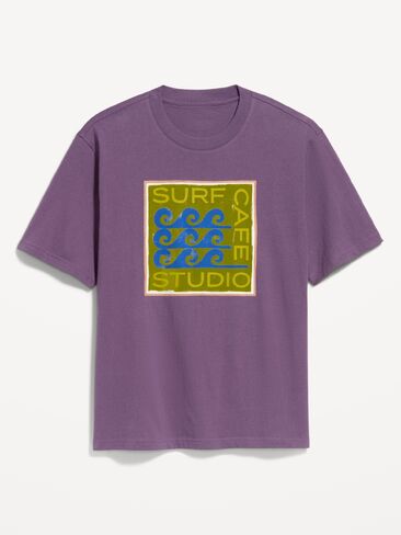 Old Navy Graphic T-Shirt - Vintage Violet in Saudi Arabia