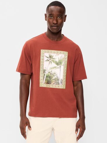 Old Navy Graphic T-Shirt - Russet Moon in Saudi Arabia
