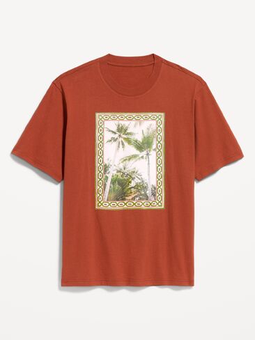 Old Navy Graphic T-Shirt - Russet Moon in Saudi Arabia