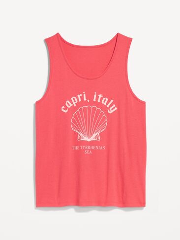Old Navy Relaxed Graphic Tank - Red Lory in Saudi Arabia