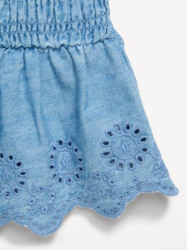 طقم قميص وشورت بيبلوم بدون أكمام من Old Navy للأطفال - شامبراي in Saudi Arabia