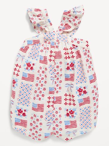 رومبير من مزيج الكتان مطبوع بدون أكمام من Old Navy للأطفال - نجوم العلم in Kuwait