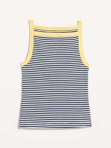 Old Navy Snug Apron-Neck Tank Top - Navy Stripe in Saudi Arabia